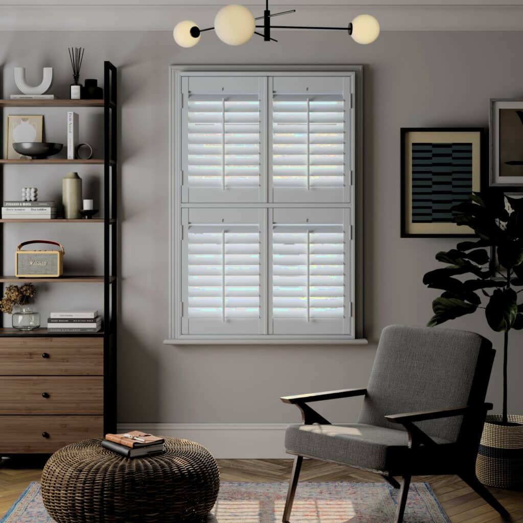 Elegant tier-on-tier plantation shutters installation in Writtle - competitive shutter installation cost in Writtle from London Essex Shutters and Blinds