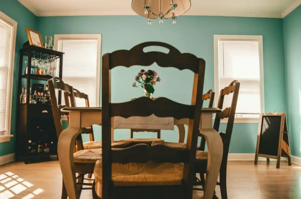 Wooden plantation shutters enhance home warmth and privacy