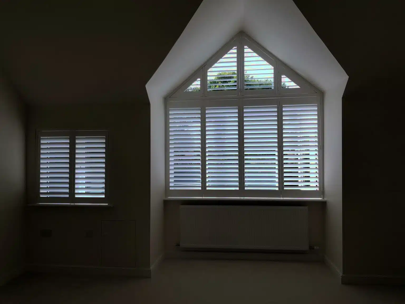 Bespoke shutter installation in Harold Wood by London Essex Shutters and Blinds