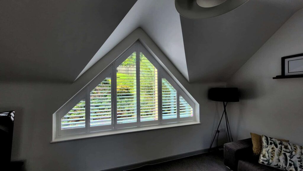 London shutter fitting experts installing plantation shutters with precision.