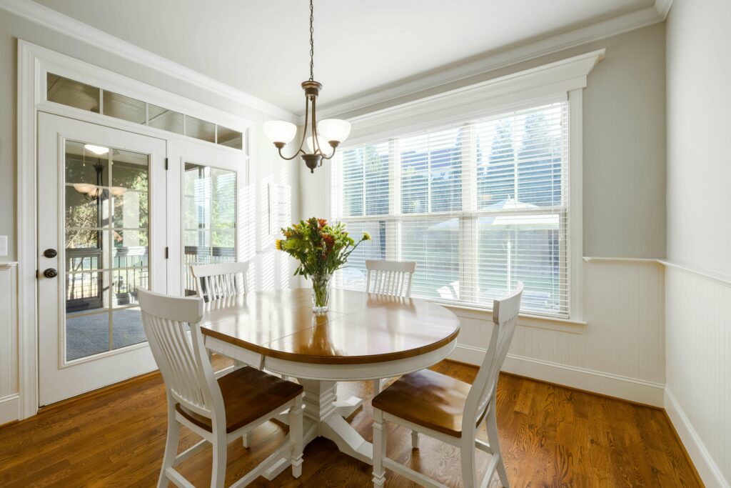 Collection of different styles of bespoke plantation shutters for windows