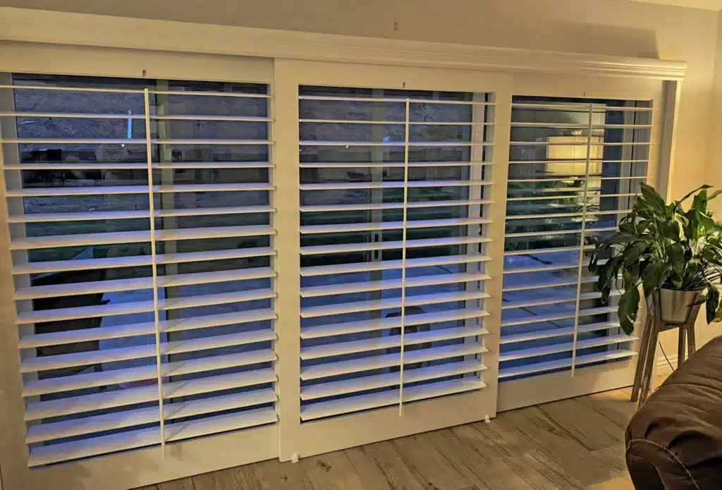 Showcasing various styles of plantation shutters available across the UK.