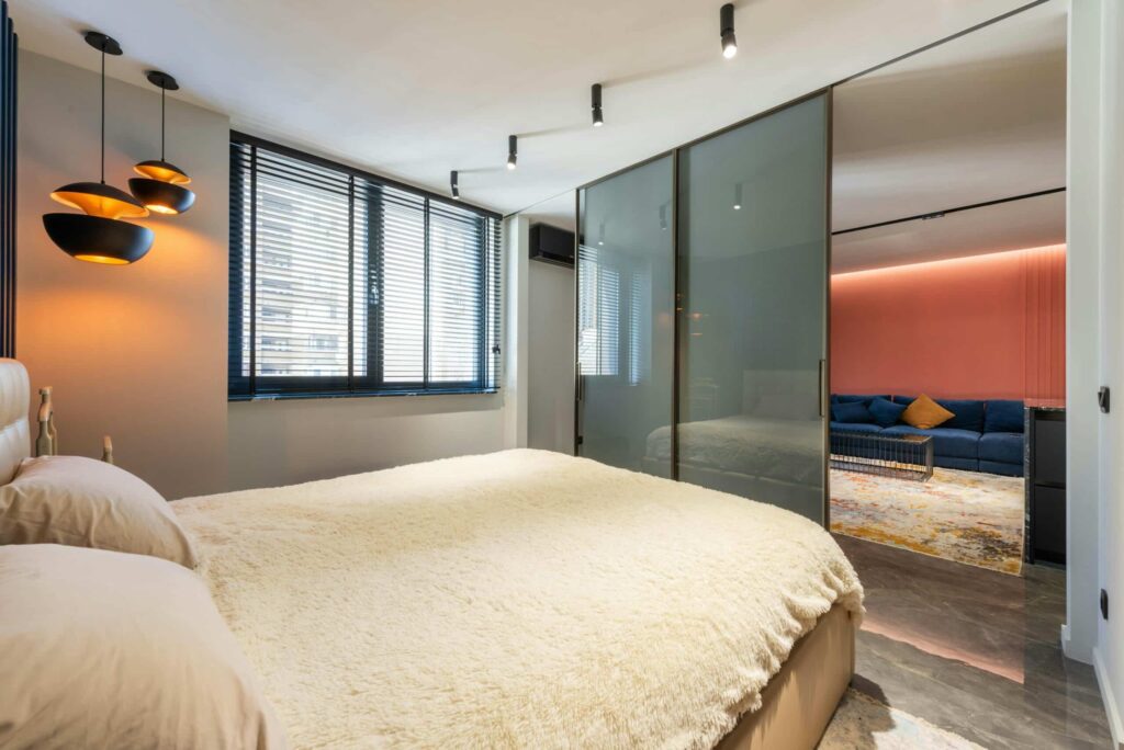Energy-efficient cafe shutters in an Essex home