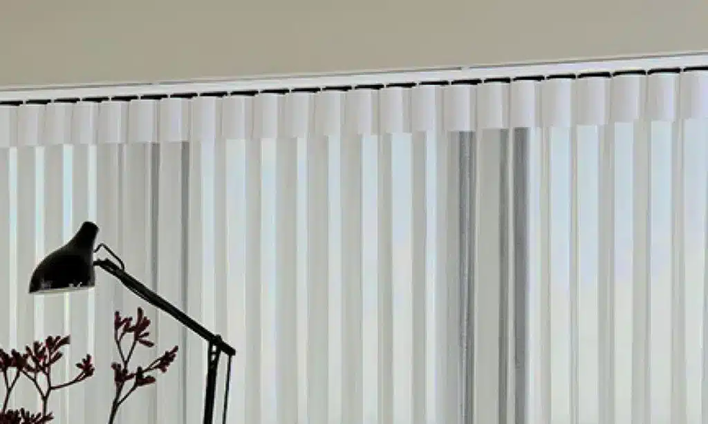 Café shutters installed in an Essex home allowing light from the top.